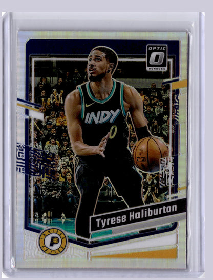 Tyrese Haliburton 2023 Panini Optic Holo