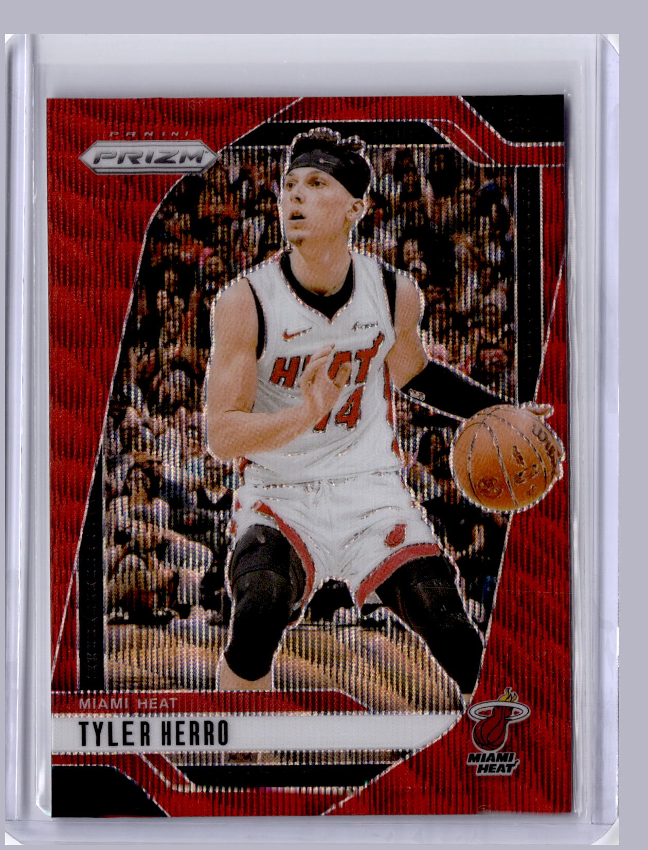 Tyler Herro 2024 Panini Prizm Ruby Wave