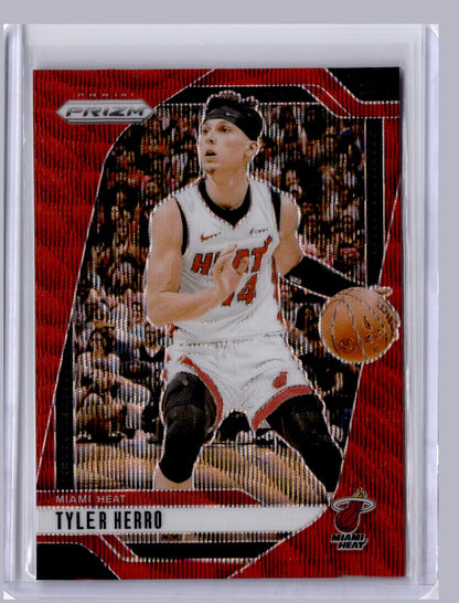 Tyler Herro 2024 Panini Prizm Ruby Wave