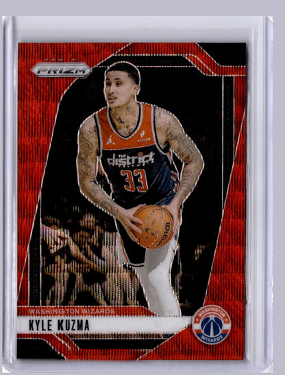 Kyle Kuzma 2024 Panini Prizm Ruby Wave