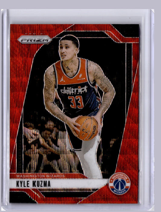 Kyle Kuzma 2024 Panini Prizm Ruby Wave