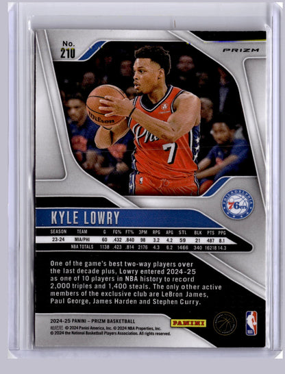 Kyle Lowry 2024 Panini Prizm Ruby Wave