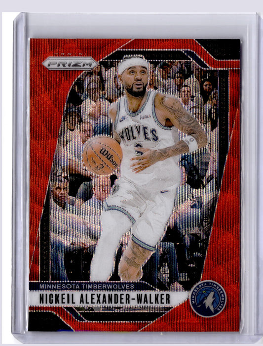 Nickeil Alexander-Walker 2024 Panini Prizm Ruby Wave