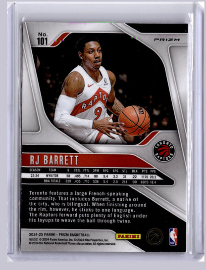 RJ Barrett 2024 Panini Prizm Pulsar