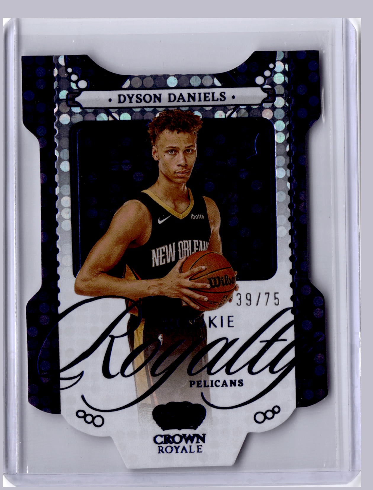 Dyson Daniels 2022 Panini Crown Royale Rookie Royalty Purple RC 39/75