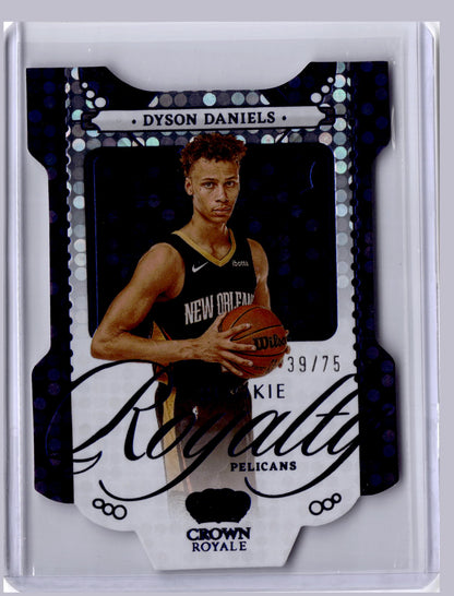 Dyson Daniels 2022 Panini Crown Royale Rookie Royalty Purple RC 39/75