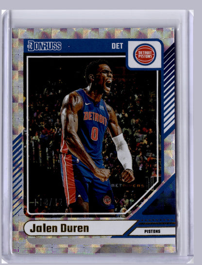 Jalen Duren 2024 Panini Donruss Hyper 118/125