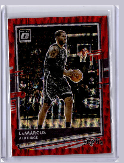 LaMarcus Aldridge 2020 Panini Optic Ruby Wave
