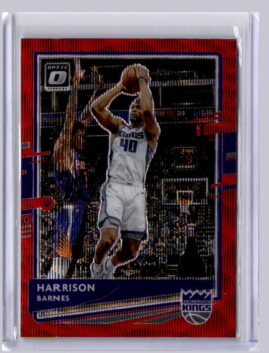 Harrison Barnes 2020 Panini Optic Ruby Wave