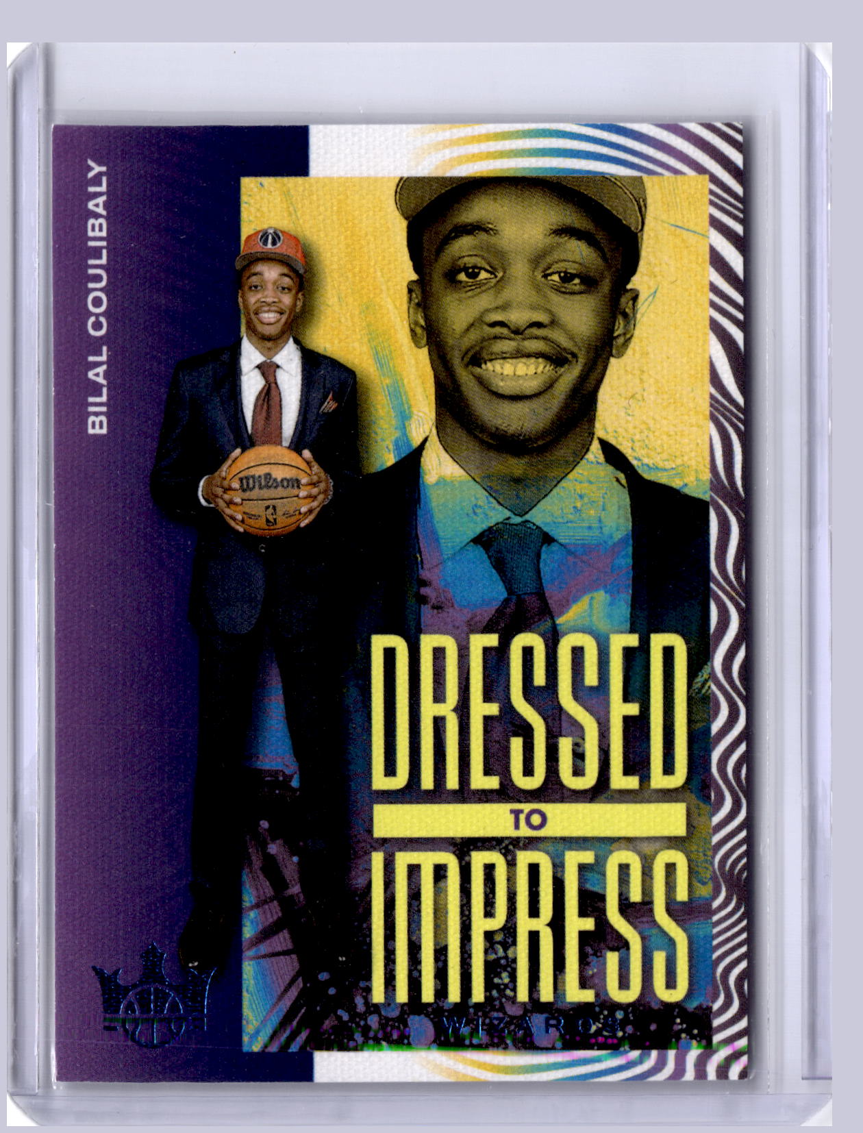 Bilal Coulibaly 2023 Panini Court Kings Sapphire Dressed To Impress RC 15/99