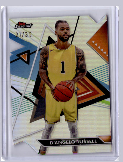 D'Angelo Russell 2023 Topps Finest Uncommon Die Cut 21/35