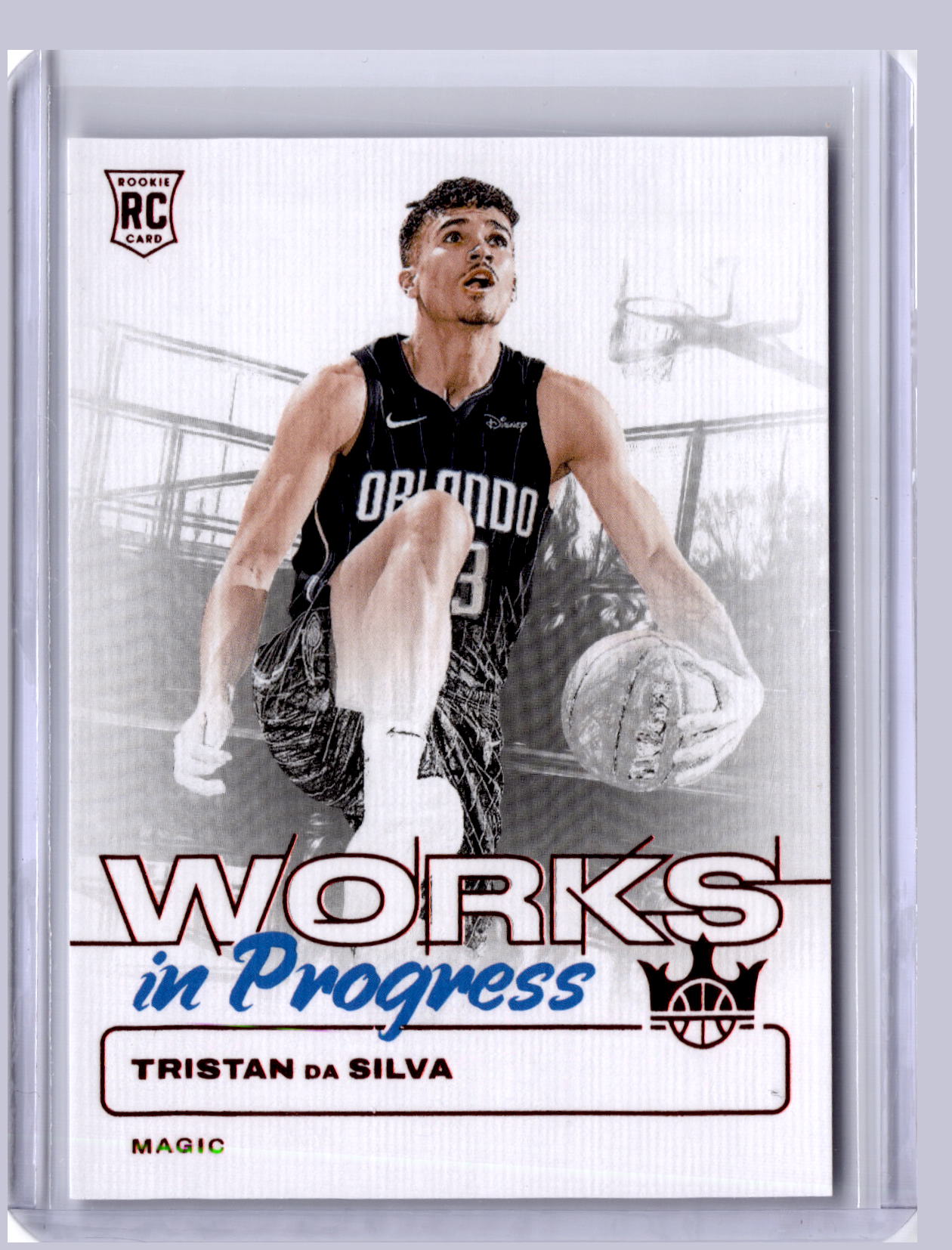 Tristan Da Silva 2024 Court Kings Panini Works in Progress Ruby RC 12/149
