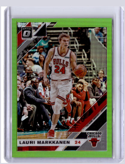 Lauri Markkanen 2019 Panini Optic Lime Green 136/149