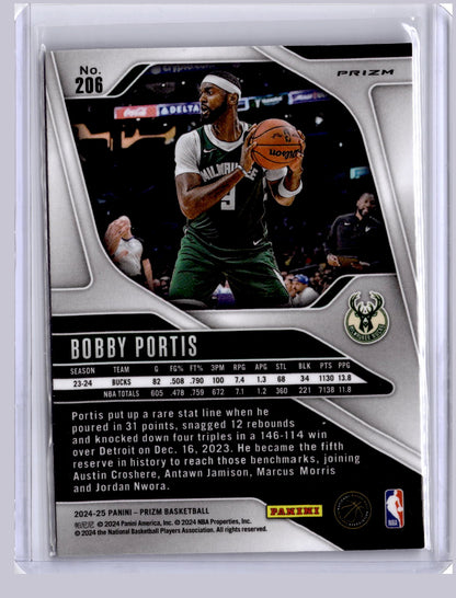 Bobby Portis 2024 Panini Prizm Silver