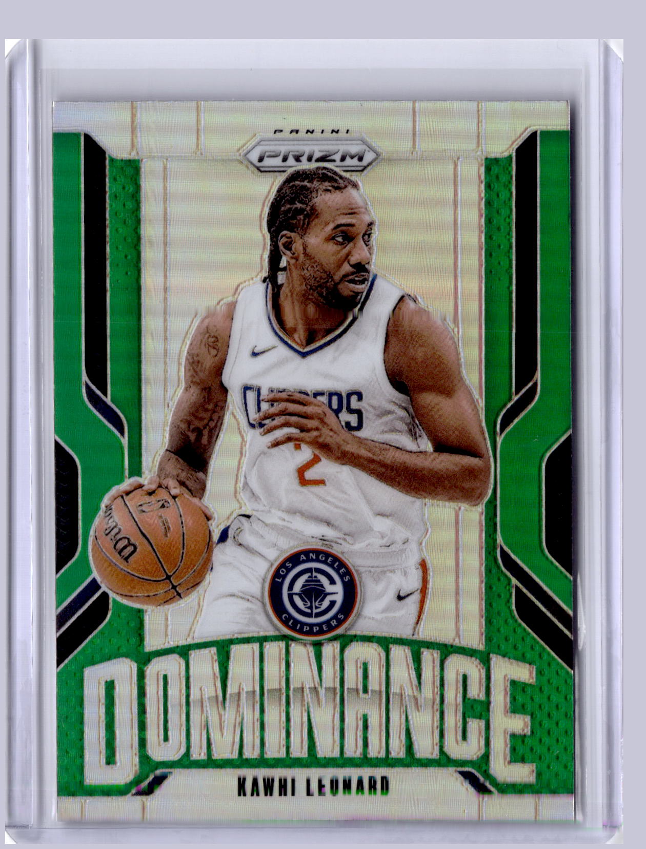 Kawhi Leonard 2024 Panini Prizm Dominance Green