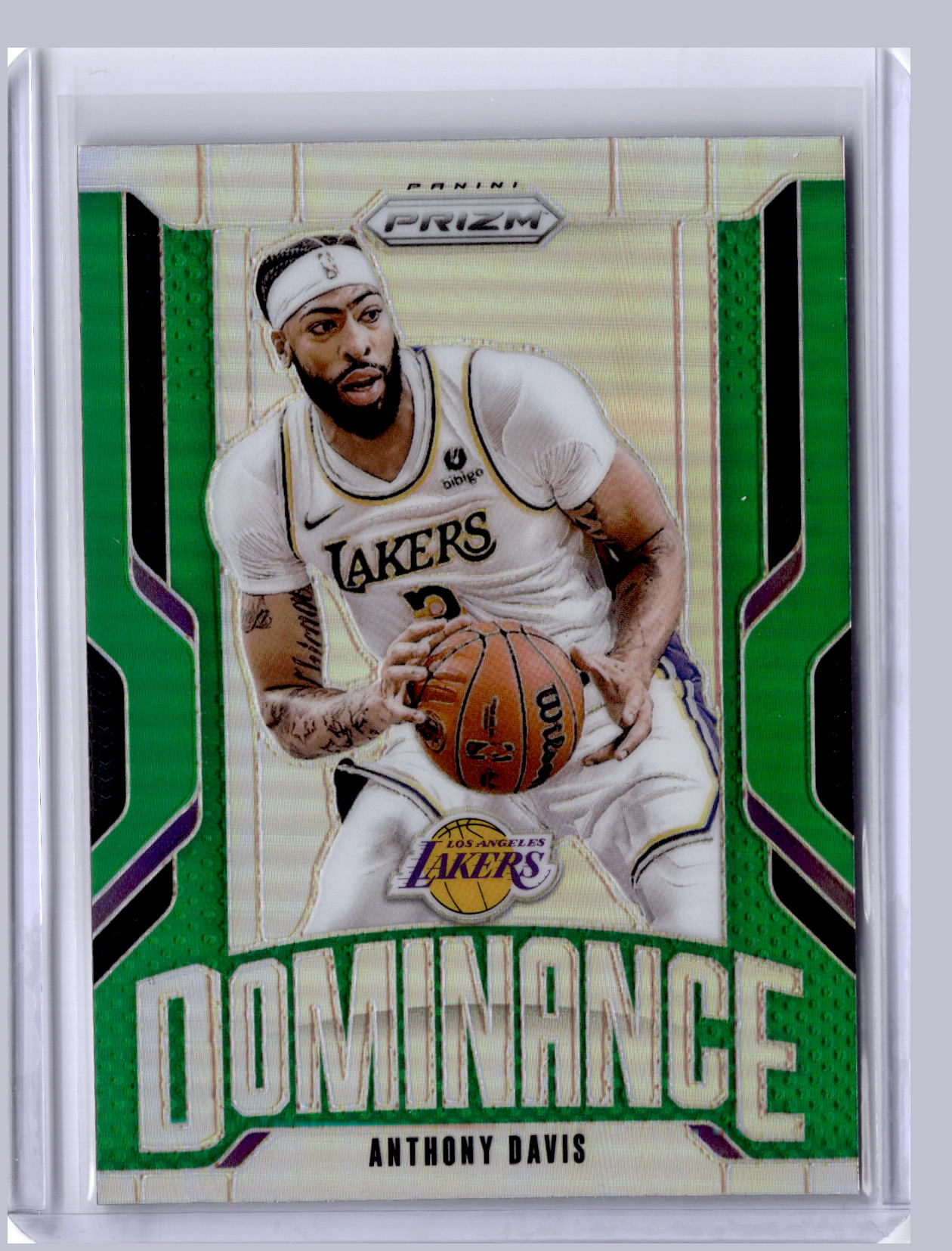 Anthony Davis 2024 Panini Prizm Dominance Green