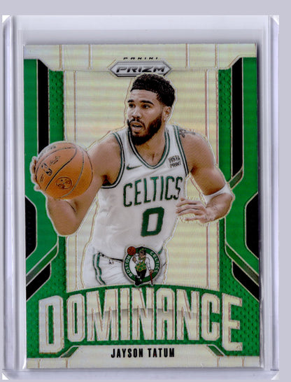 Jayson Tatum 2024 Panini Prizm Dominance Green