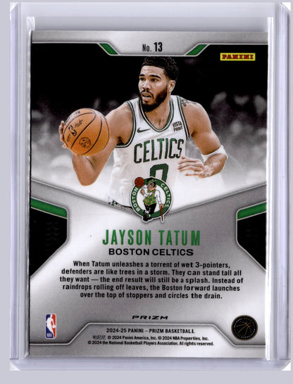 Jayson Tatum 2024 Panini Prizm Dominance Green