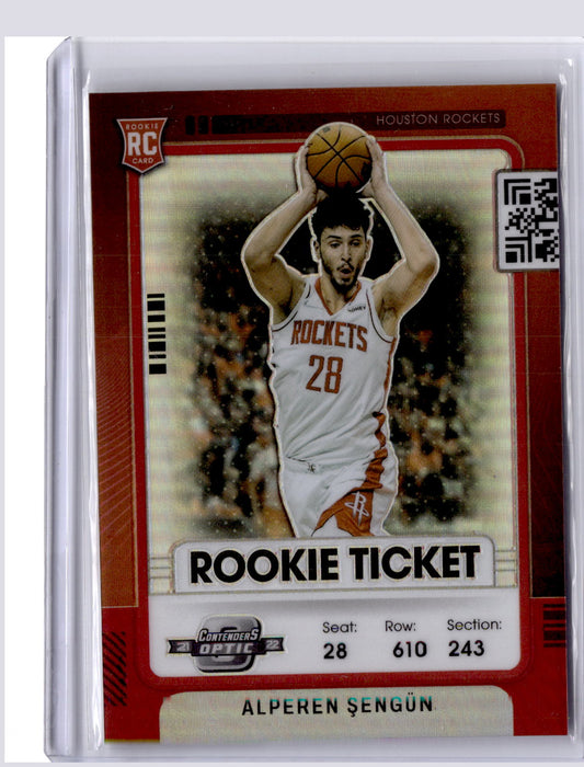 Alperen Sengun 2021 Panini Contenders Optic Silver RC