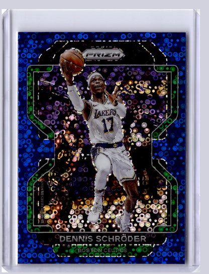 Dennis Schroder 2021 Panini Prizm Blue Fast Break 67/150