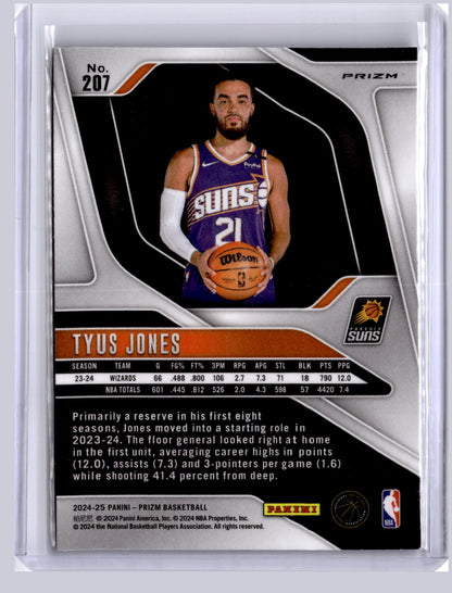 Tyus Jones 2024 Panini Prizm Silver