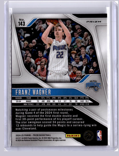 Franz Wagner 2024 Panini Prizm Silver