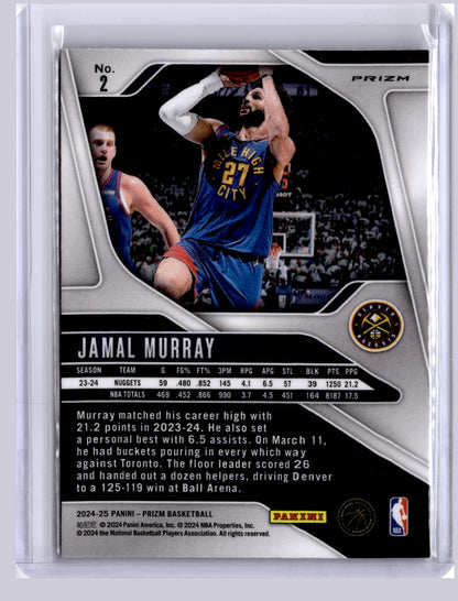 Jamal Murray 2024 Panini Prizm Silver