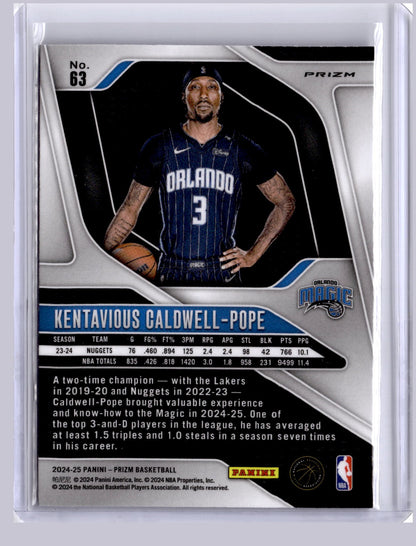 Kentavious Caldwell-Pope 2024 Panini Prizm Silver