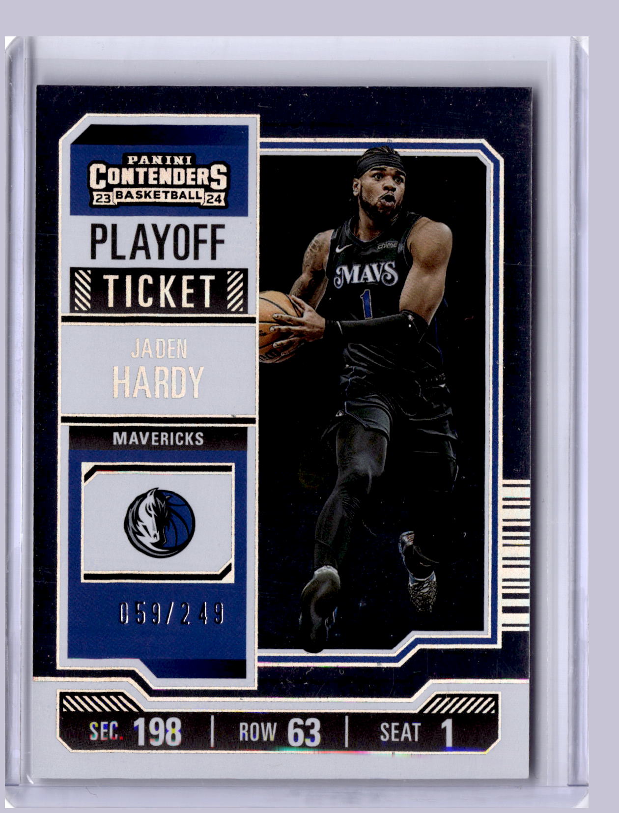 Jaden Hardy 2023 Panini Contenders Playoff Ticket 059/249