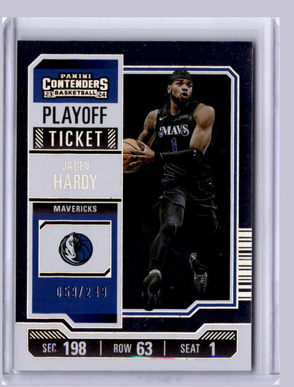 Jaden Hardy 2023 Panini Contenders Playoff Ticket 059/249
