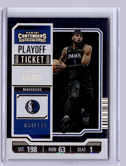 Jaden Hardy 2023 Panini Contenders Playoff Ticket 059/249