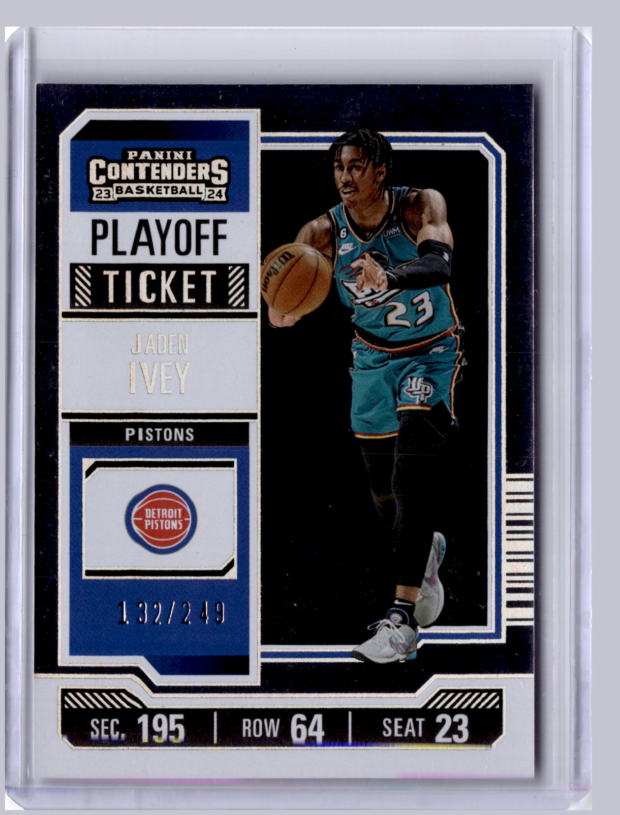 Jaden Ivey 2024 Panini Contenders Playoff Ticket 132/249