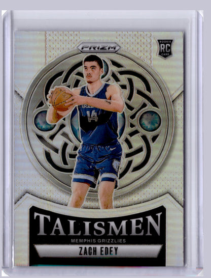 Zach Edey 2024-25 Panini Prizm Talismen Silver RC
