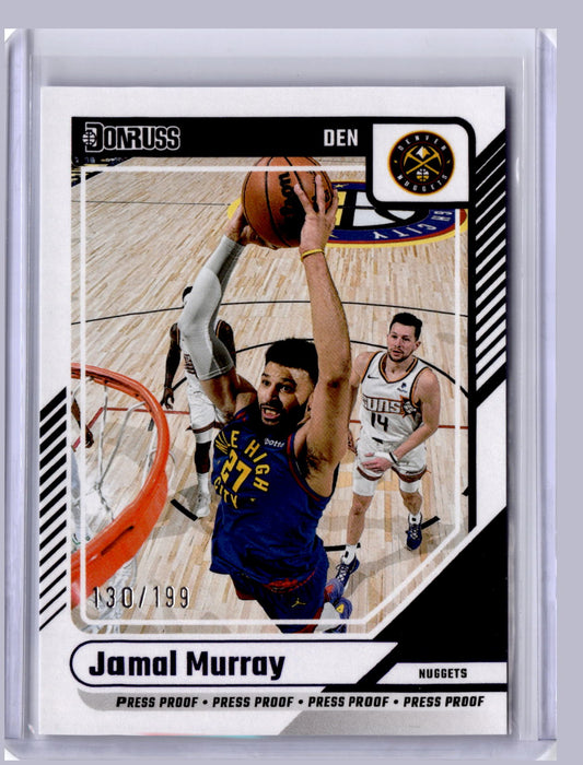 Jamal Murray 2024-25 Panini Donruss Purple Press Proof 130/199