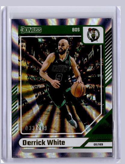 Derrick White 2024-25 Panini Donruss Holo Laser 33/149