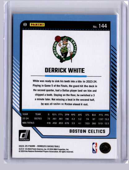 Derrick White 2024-25 Panini Donruss Holo Laser 33/149