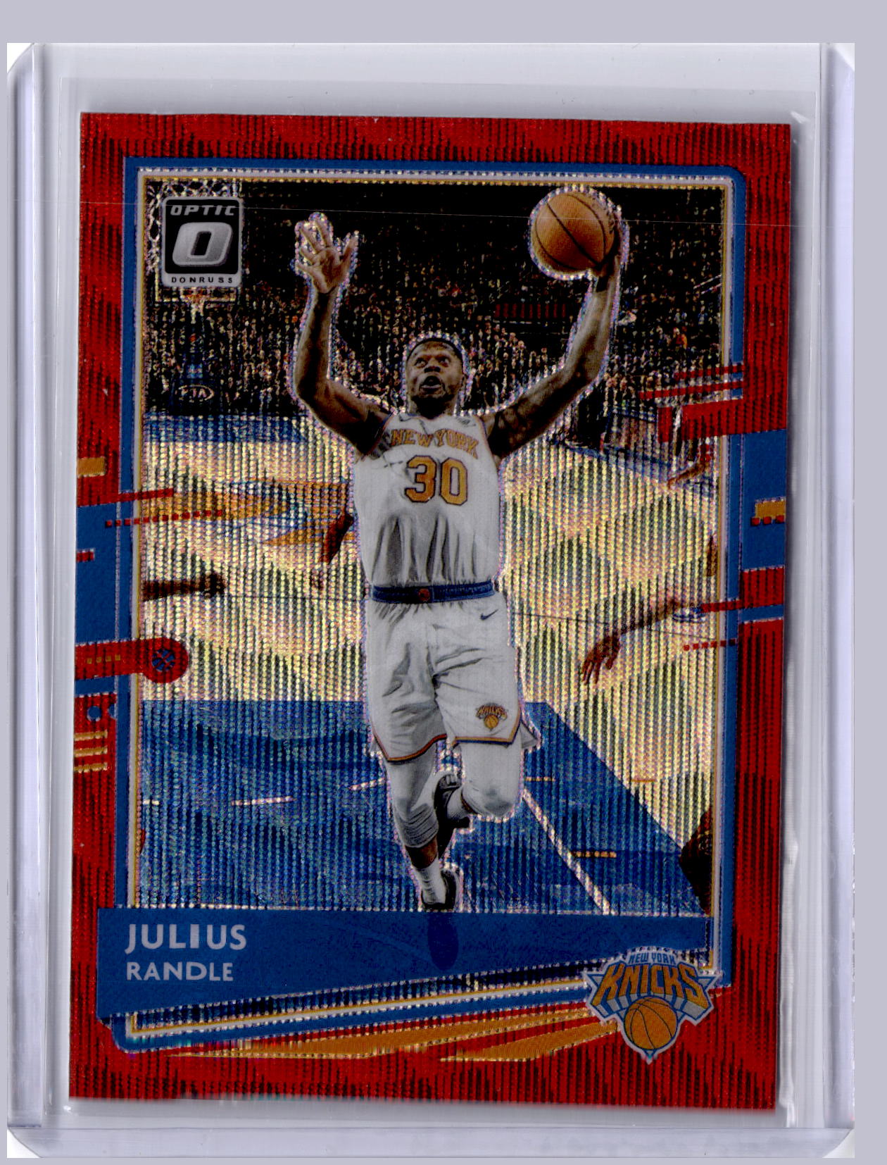 Julius Randle 2020-21 Panini Donruss Optic Red Wave