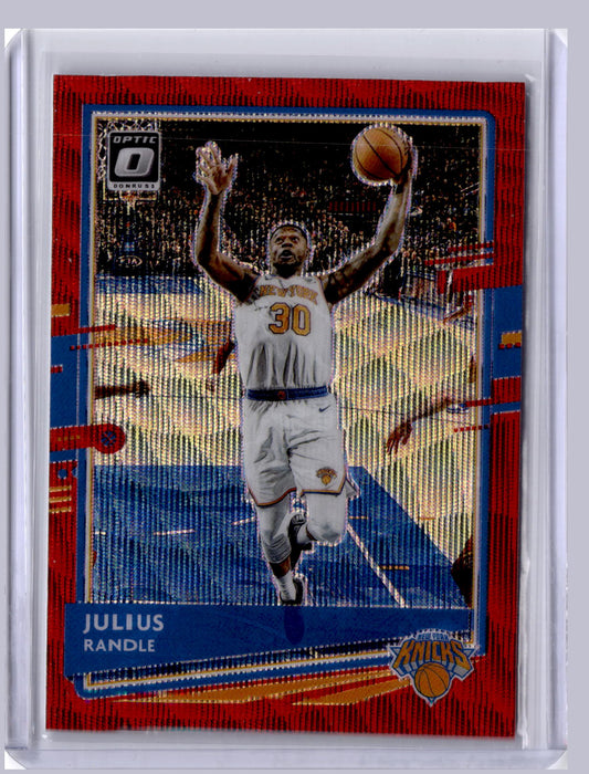 Julius Randle 2020-21 Panini Donruss Optic Red Wave
