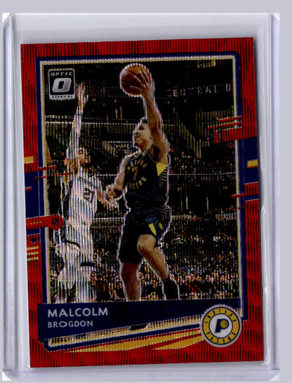 Malcolm Brogdon 2020-21 Panini Donruss Optic Red Wave