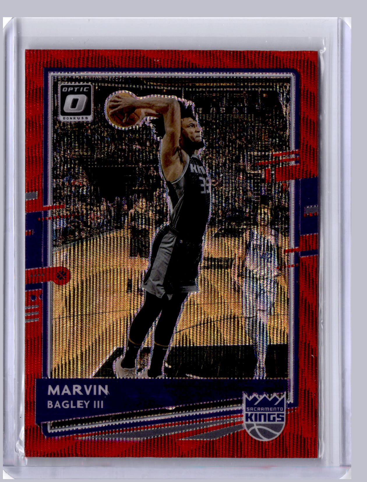 Marvin Bagley III 2020-21 Panini Donruss Optic Red Wave