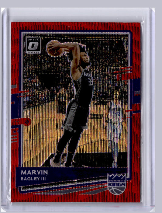 Marvin Bagley III 2020-21 Panini Donruss Optic Red Wave