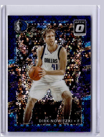 Dirk Nowitzki 2017-18 Panini Donruss Optic Purple Fast Break 45/155