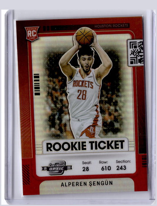 Alperen Sengun 2021-22 Panini Contenders Optic Silver RC