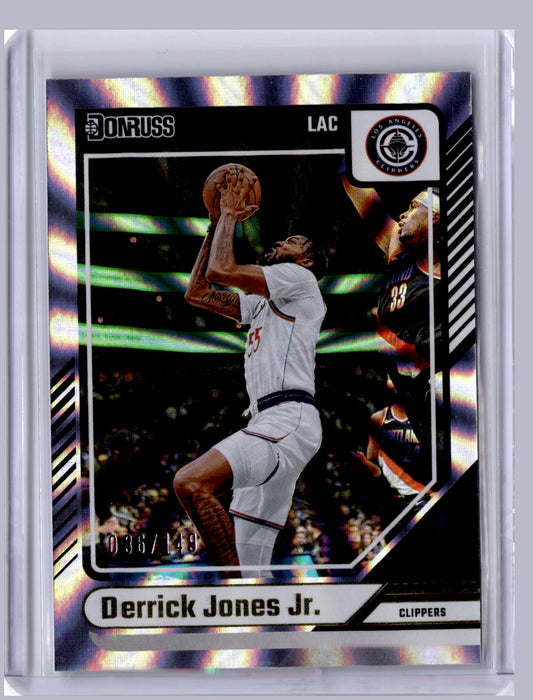 Derrick Jones Jr 2024-25 Panini Donruss Holo Laser 36/149