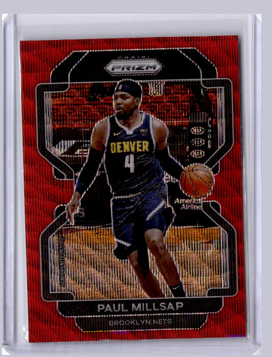 Paul Milsapp 2021-22 Panini Prizm Ruby Wave
