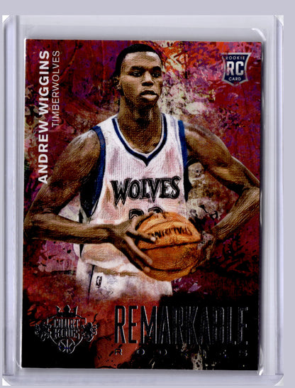 Andrew Wiggins 2014-15 Panini Court Kings Remarkable Rookies RC