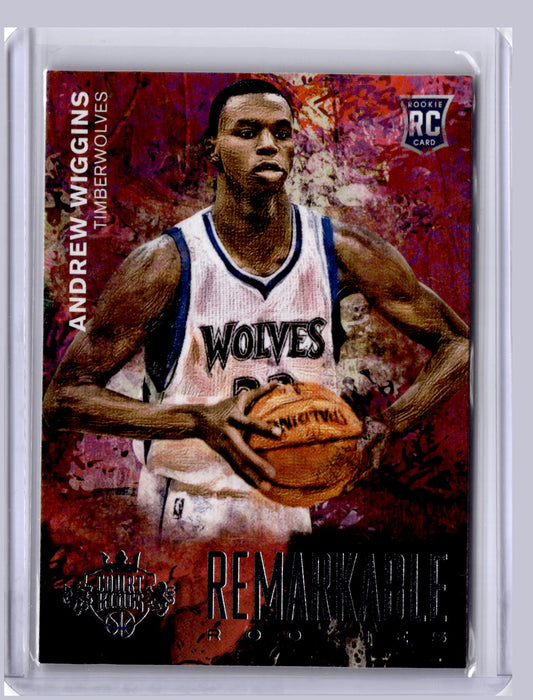 Andrew Wiggins 2014-15 Panini Court Kings Remarkable Rookies RC