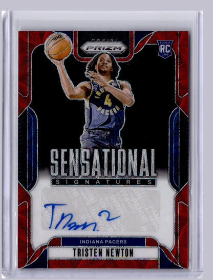 Tristen Newton 2024-25 Panini Prizm Sensational Signatures Choice RC