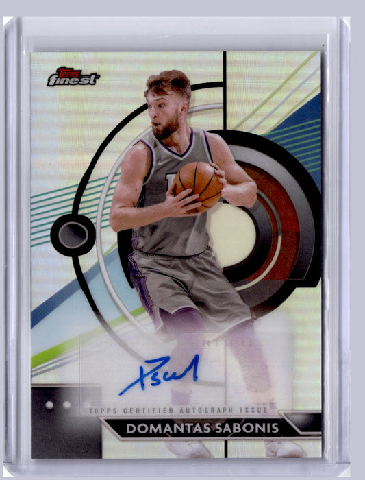 Domanta Sabonis 2023-24 Topps Finest Refractor Auto