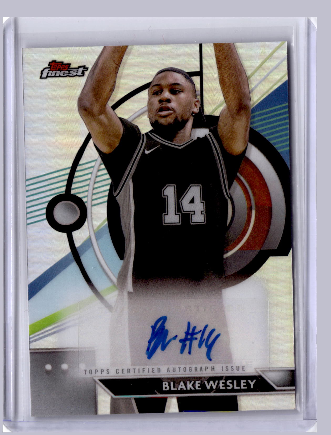 Blake Wesley 2023-24 Topps Finest Refractor Auto